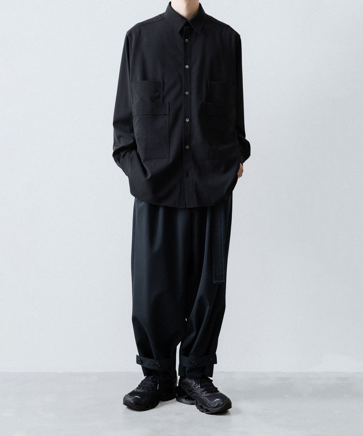 UJOH - ウジョーの4 POCKETS SHIRTのBLACK 公式通販サイトsession福岡セレクトショップ