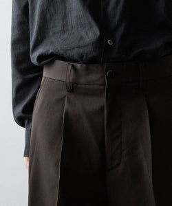 ssstein / シュタイン】FLARE TROUSERS - GREY KHAKI | 公式通販サイト