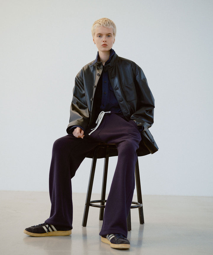 【INTÉRIM】インテリムのフォレスティエール LIMITED ITALY LAMBSKIN LEATHER FORESTIERE - BLACK