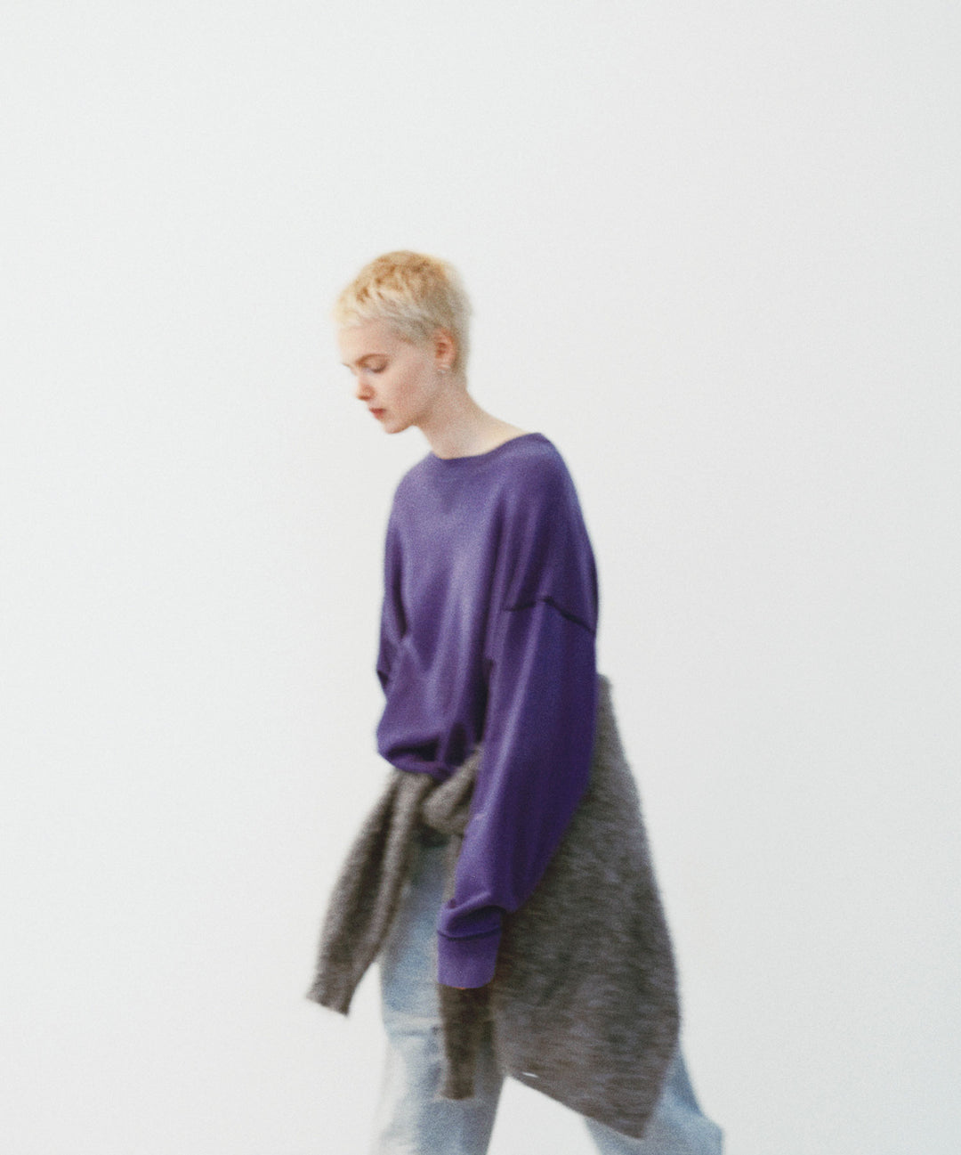 【INTÉRIM】インテリム 23AW BLEACH HYPER BIG V LOOP WHEEL SEAMLESS SWEAT SHIRT - B.NASU sessionセッション福岡セレクトショップ 公式通販サイト