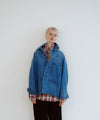 【INTÉRIM】USED,30s USMC UTILITY DUNGAREE JACKET - U.NAVY