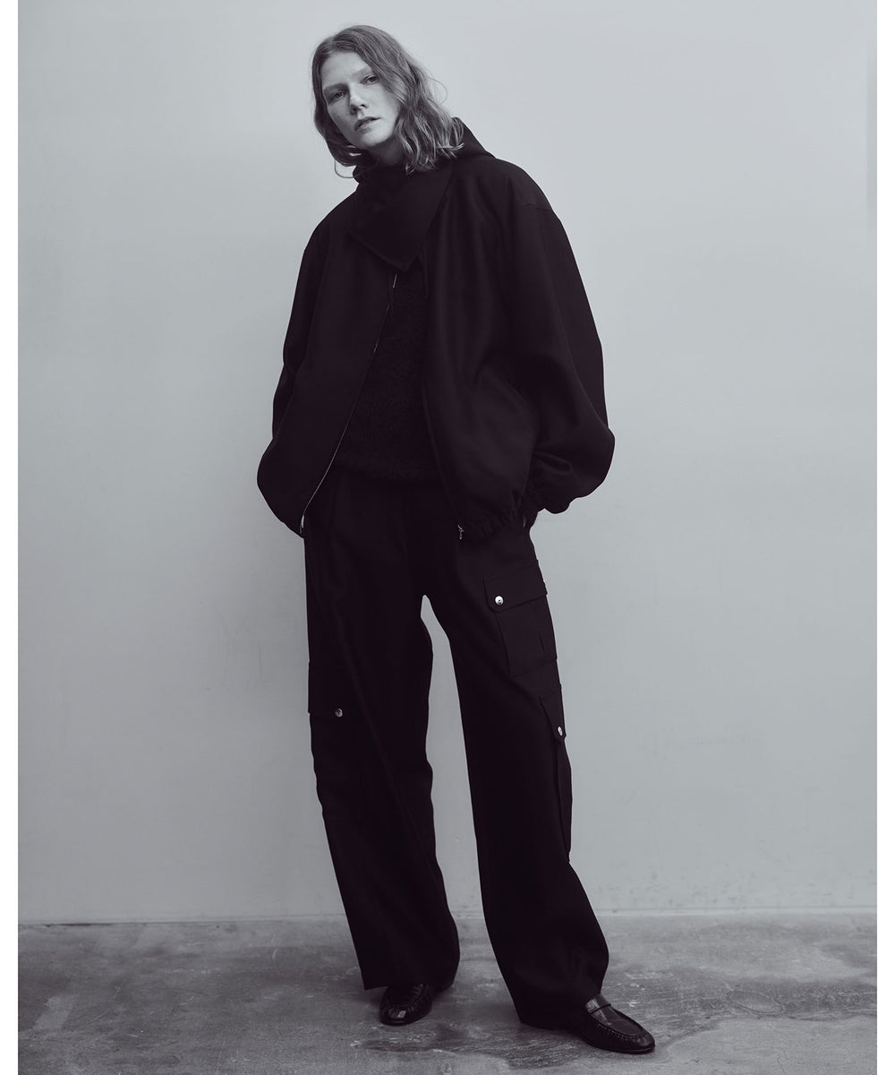 ssstein(シュタイン)のW/R/SI DOUBLE WEAVE CARGO POCKET TROUSERS - BLACKの公式通販サイトsession福岡セレクトショップ