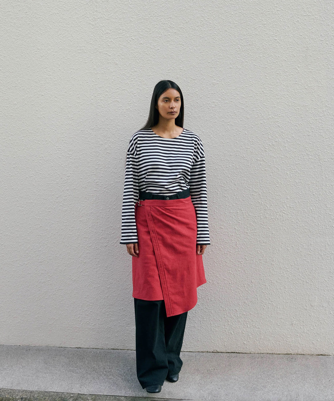 REVERBERATE リバーバレイトのBORDER LONG T SHIRTのBLACK 公式通販サイトsession福岡セレクトショップ