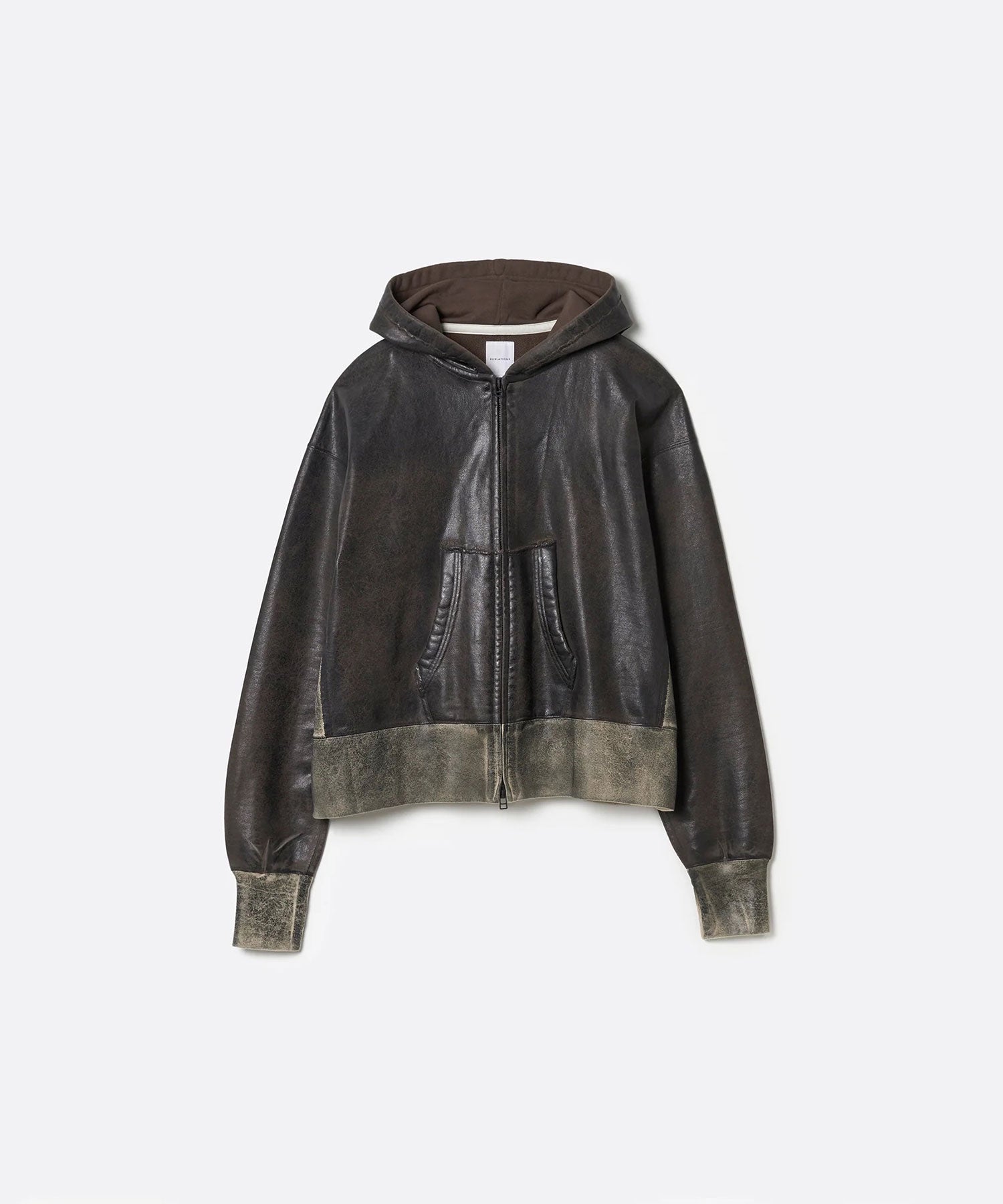 【SUBLATIONS】CRACKING COATED PARKA - BROWN BASE