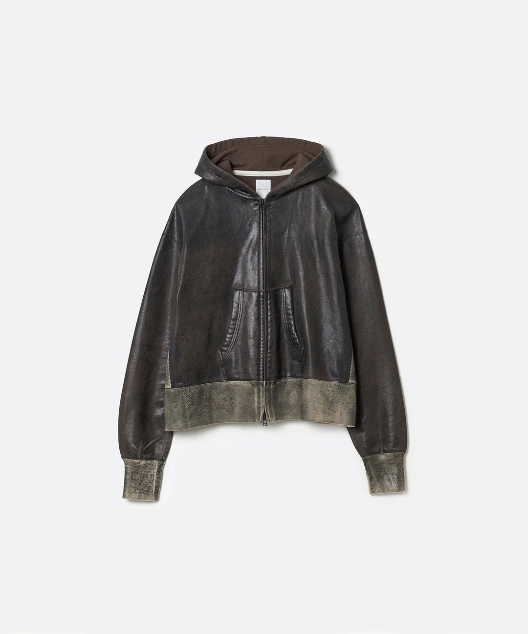 【SUBLATIONS】CRACKING COATED PARKA - BROWN BASE