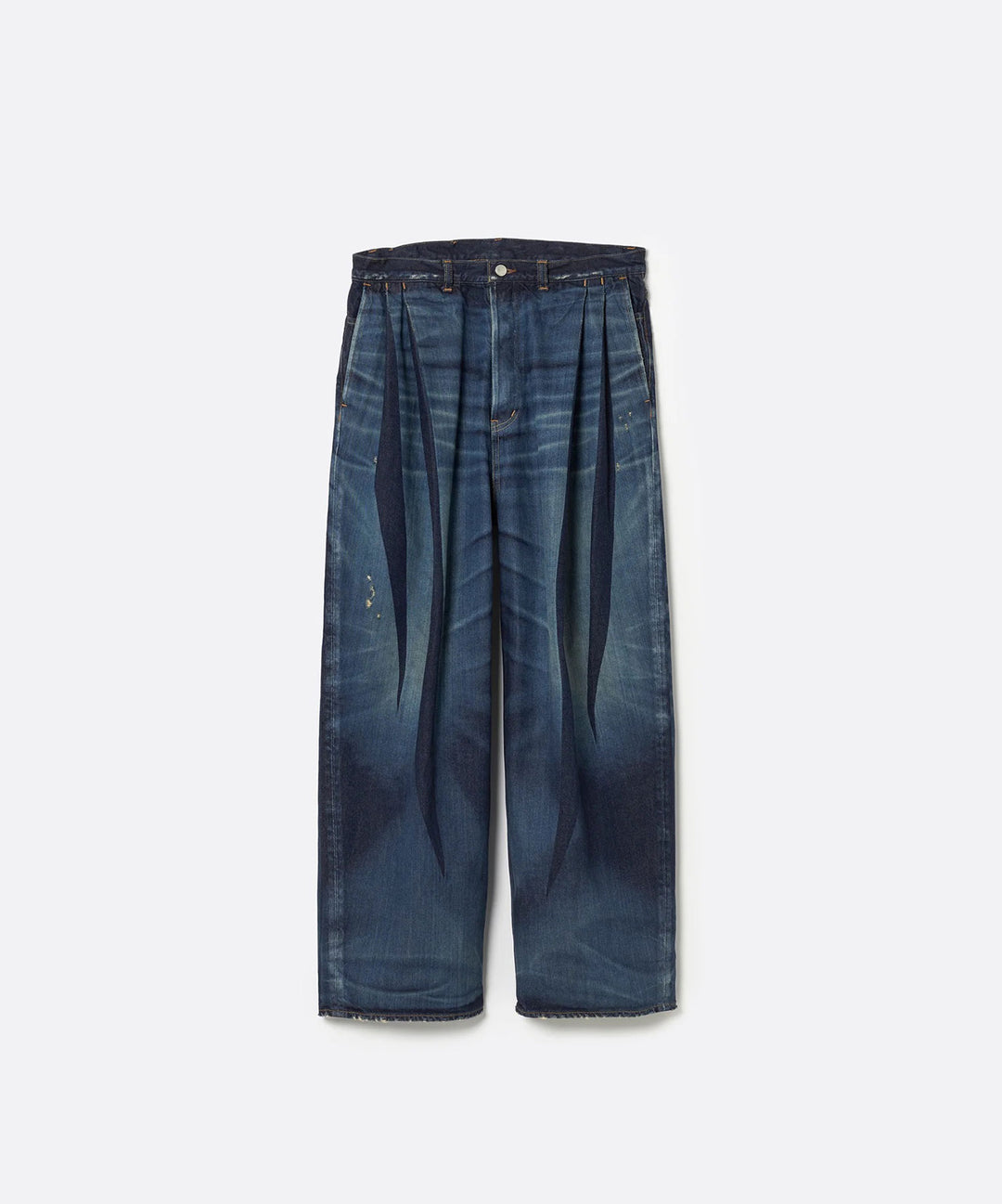 SUBLATIONS サブレーションズの2TUCK WIDE DENIM PANTS "ENTASIS MK-Ⅱ"のUSED INDIGO 公式通販サイトsession福岡セレクトショップ
