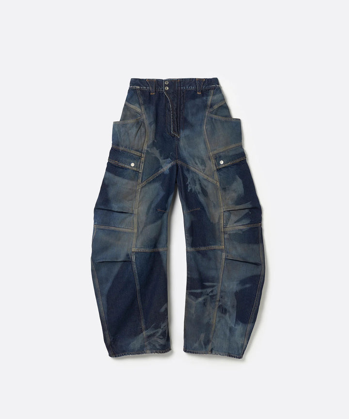 SUBLATIONS サブレーションズのDENIM BANANA CUTTING PANTSのUSED INDIGO 公式通販サイトsession福岡セレクトショップ