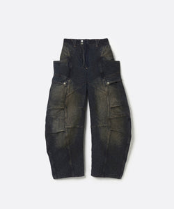 SUBLATIONS / サブレーションズ】SASHIKO BANANA CUTTING PANTS