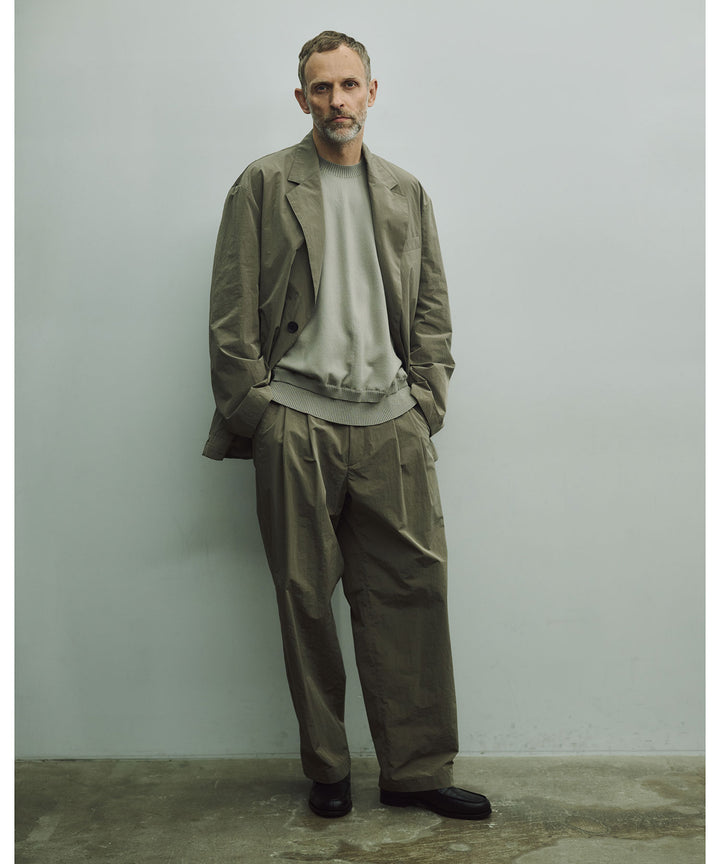 ssstein(シュタイン)の WINDPROOF NYLON SINGLE BREASTED JACKET - TAUPEの公式通販サイトsession福岡セレクトショップ