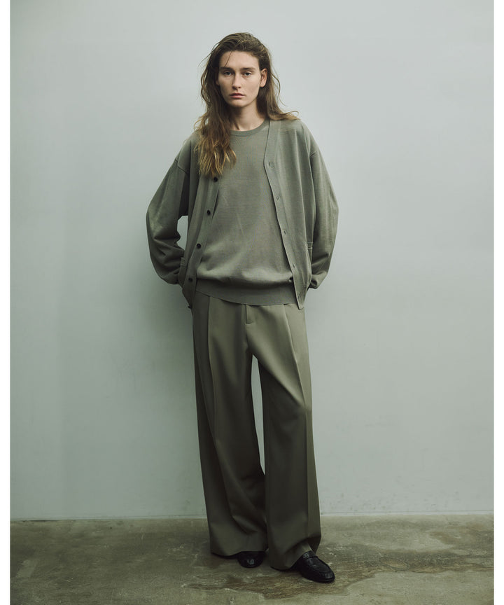 ssstein(シュタイン)のWOOL SILK KNIT TUCKED LS - GREIGEの公式通販サイトsession福岡セレクトショップ