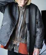 画像をギャラリービューアに読み込む,  ANTHEM Aアンセムエー のOVERSIZED COLLARLESS MILITARY BLOUSON - BLACKの公式通販サイトsession福岡セレクトショップ
