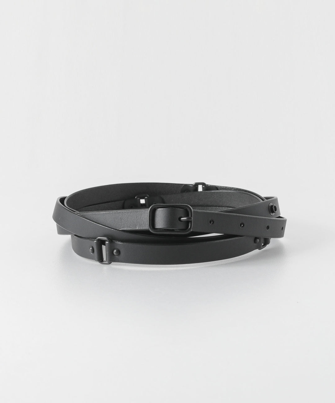 ato アトウのCOWHIDE DOUBLE BELT " NARROW "- BLACKの公式通販サイトsession福岡セレクトショップ