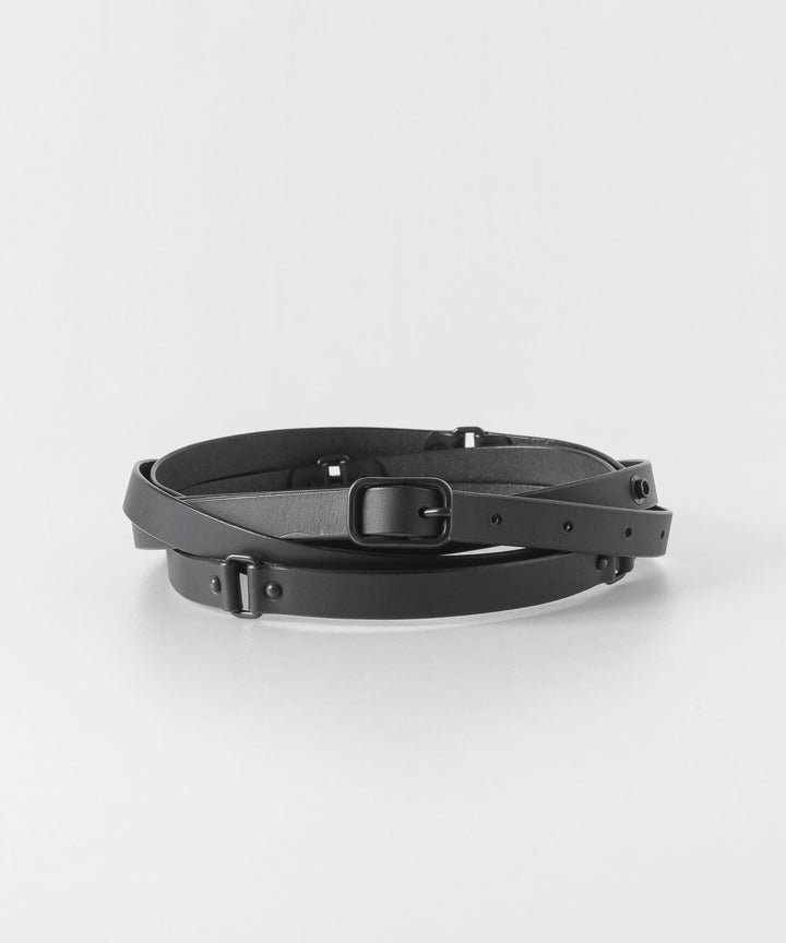 ato アトウのCOWHIDE DOUBLE BELT " NARROW "- BLACKの公式通販サイトsession福岡セレクトショップ