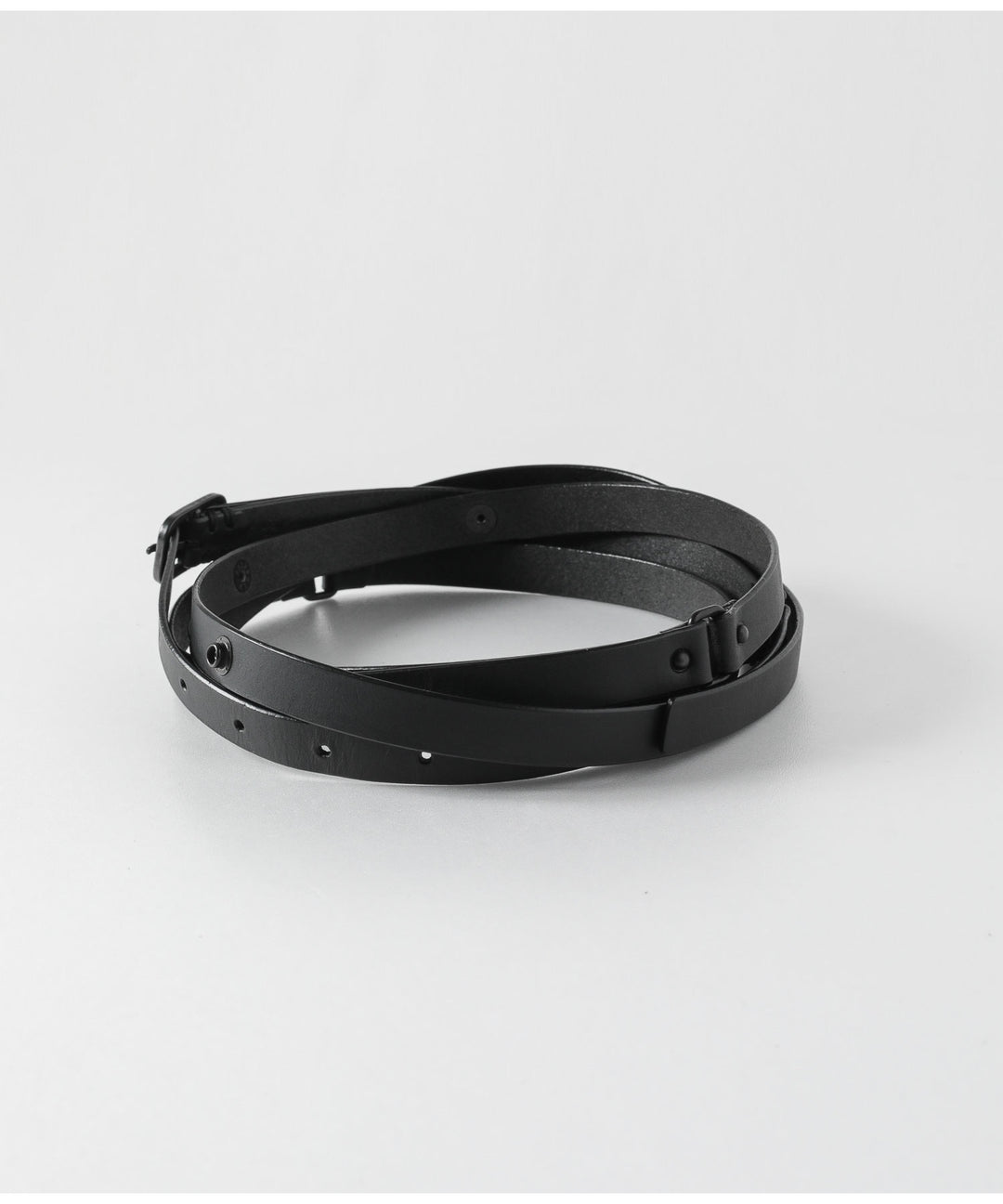 ato アトウのCOWHIDE DOUBLE BELT " NARROW "- BLACKの公式通販サイトsession福岡セレクトショップ