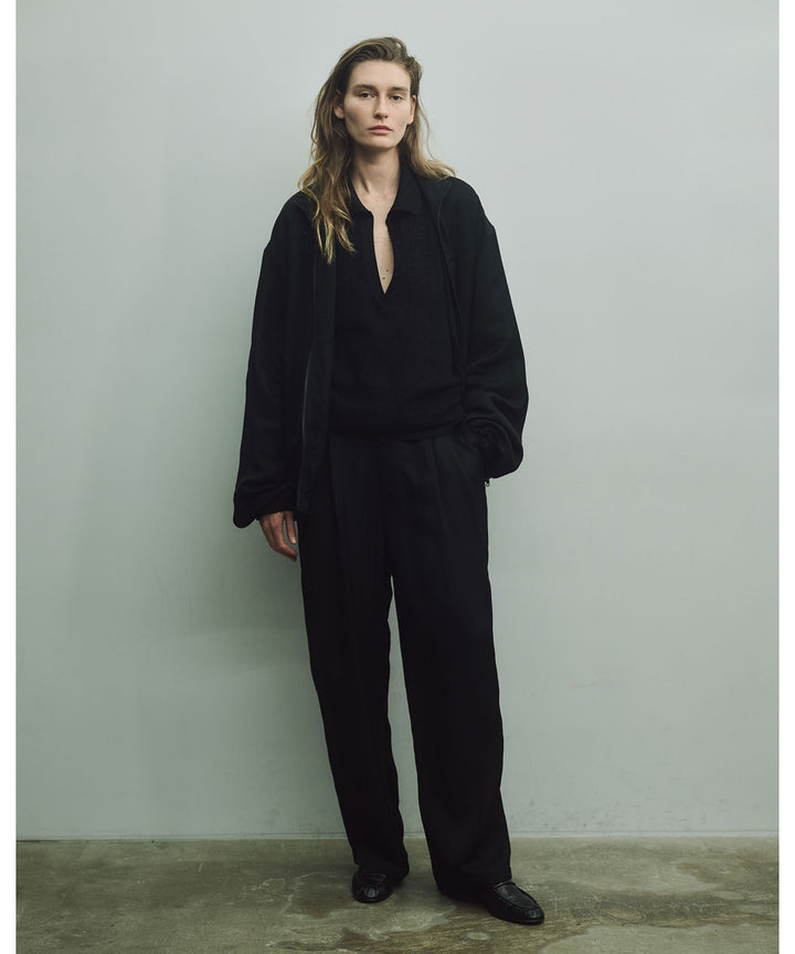 ssstein(シュタイン)のVIS/LI TWILL WIDE EASY TROUSERS - BLACKの公式通販サイトsession福岡セレクトショップ