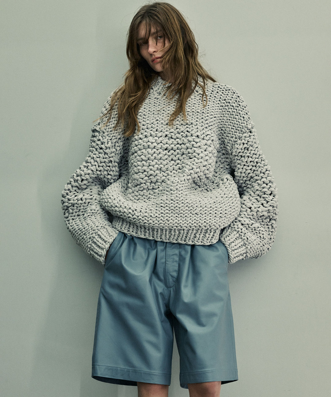 stein シュタイン 23aw LILY YARN HAND KNIT LS - OFF GREY sessionセッション福岡セレクトショップ 公式通販サイト