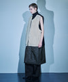 【stein】WOOL FUR REVERSIBLE VEST - BEIGE