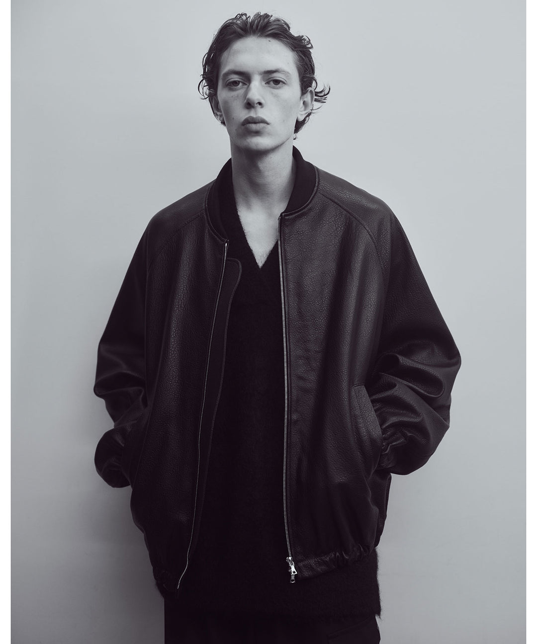 ssstein(シュタイン)のSHRUNK LEATHER ZIP SHORT JACKET - BLACKの公式通販サイトsession福岡セレクトショップ