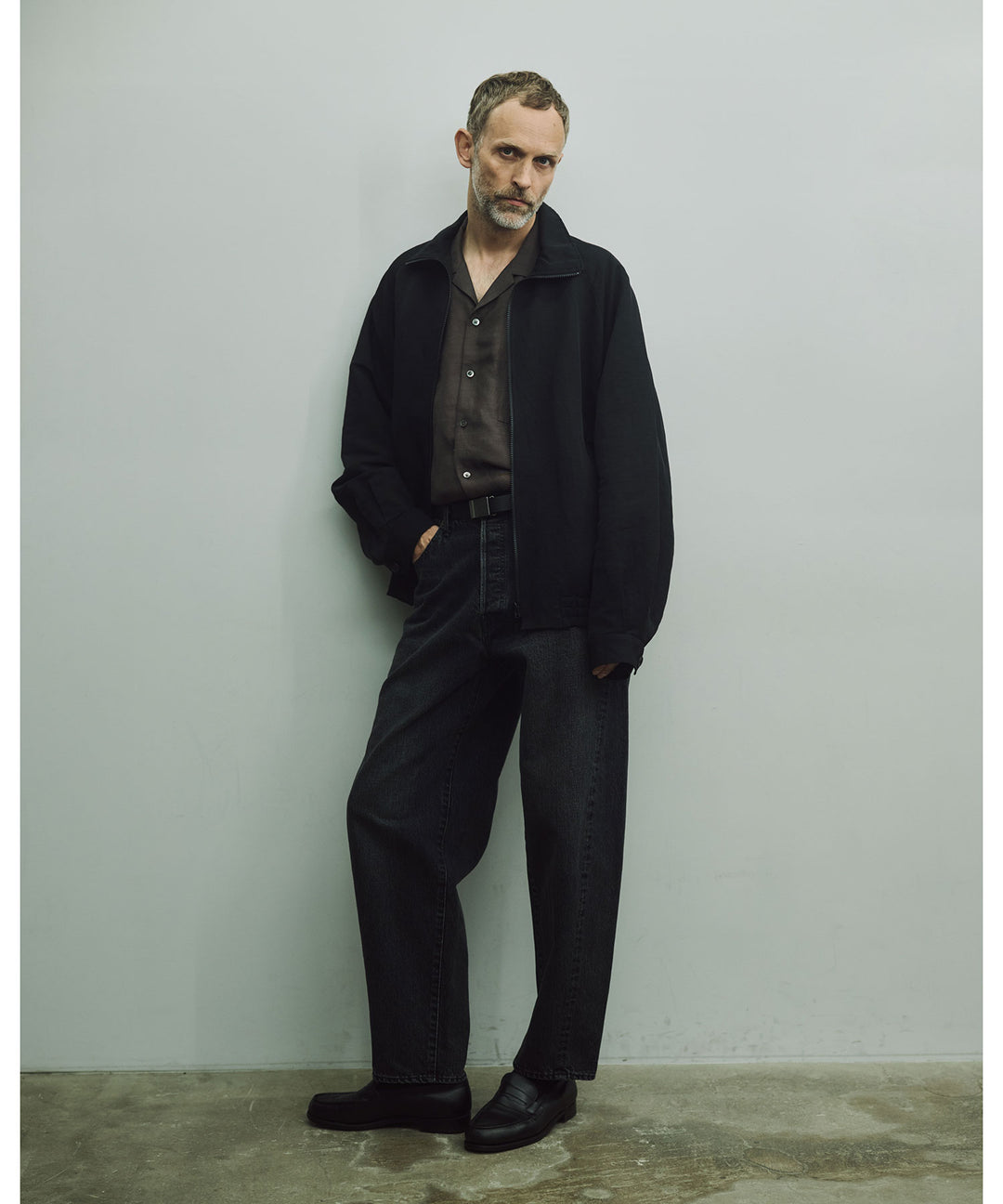 ssstein(シュタイン)のLI/NY POPLIN ZIP UP JACKET - BLACKの公式通販サイトsession福岡セレクトショップ