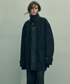 【stein】LEATHER FLY FRONT LONG JACKET - GINGHAM
