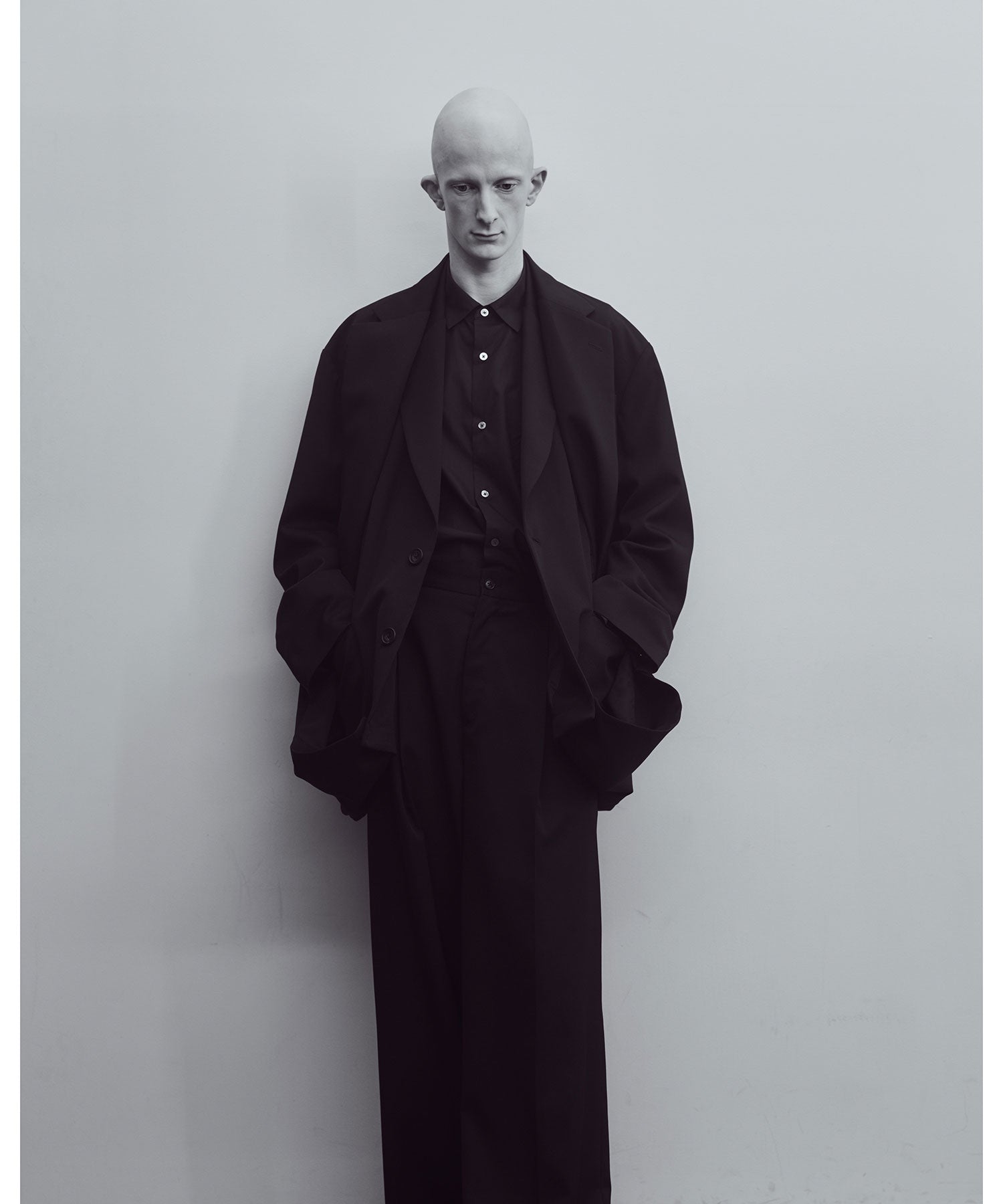 ssstein(シュタイン)のOVERSIZED LAYERED COMBINATION JACKET - BLACKの公式通販サイトsession福岡セレクトショップ