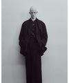 【ssstein】OVERSIZED LAYERED COMBINATION JACKET - BLACK