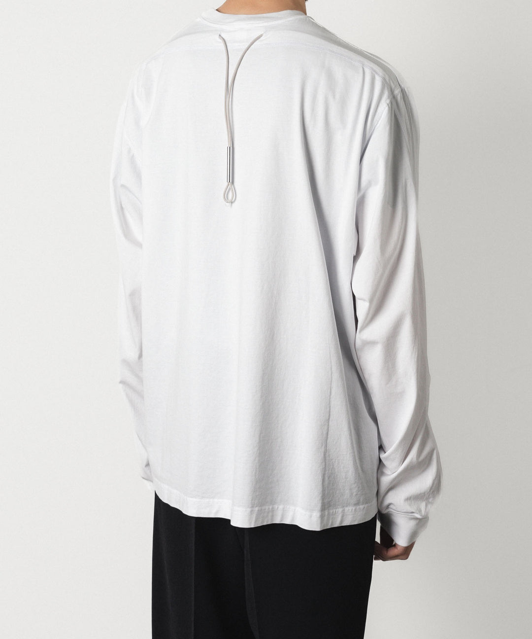 VEIN ヴェインの100/3 SUEDE JERSEY VESSEL L/S TEE - WHITEの公式通販サイトsession福岡セレクトショップ