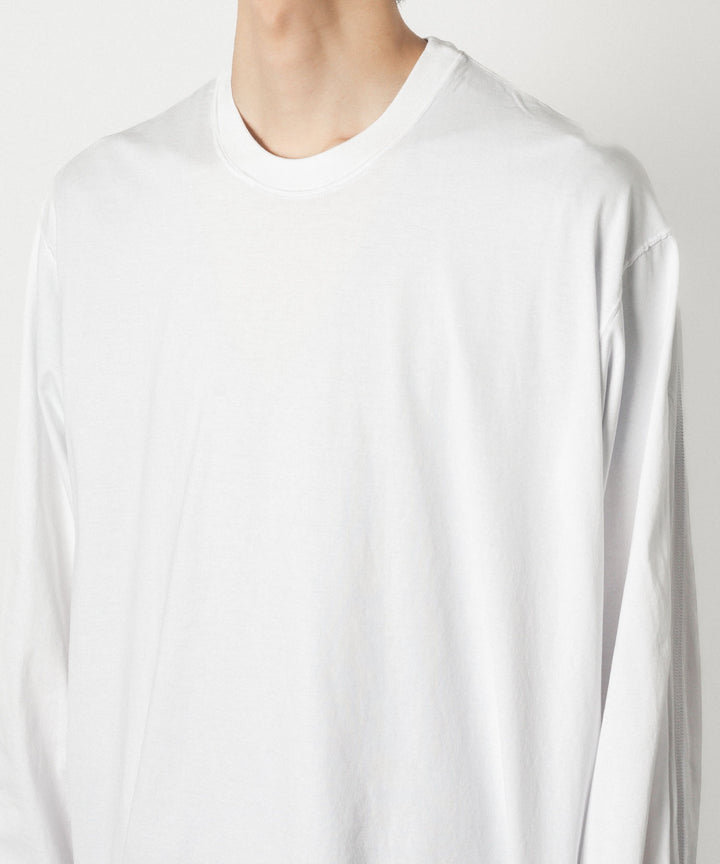 VEIN ヴェインの100/3 SUEDE JERSEY VESSEL L/S TEE - WHITEの公式通販サイトsession福岡セレクトショップ
