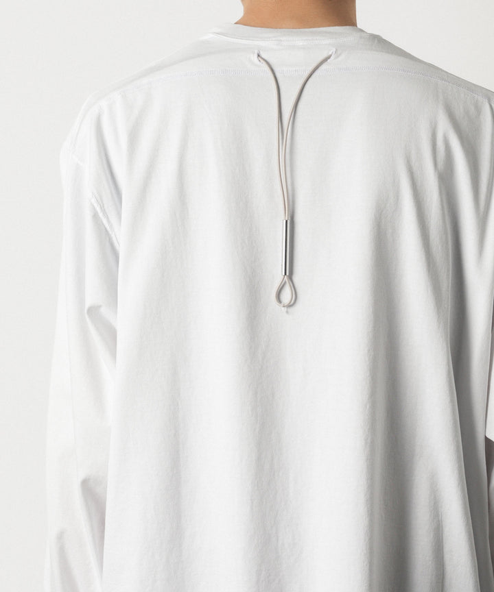VEIN ヴェインの100/3 SUEDE JERSEY VESSEL L/S TEE - WHITEの公式通販サイトsession福岡セレクトショップ