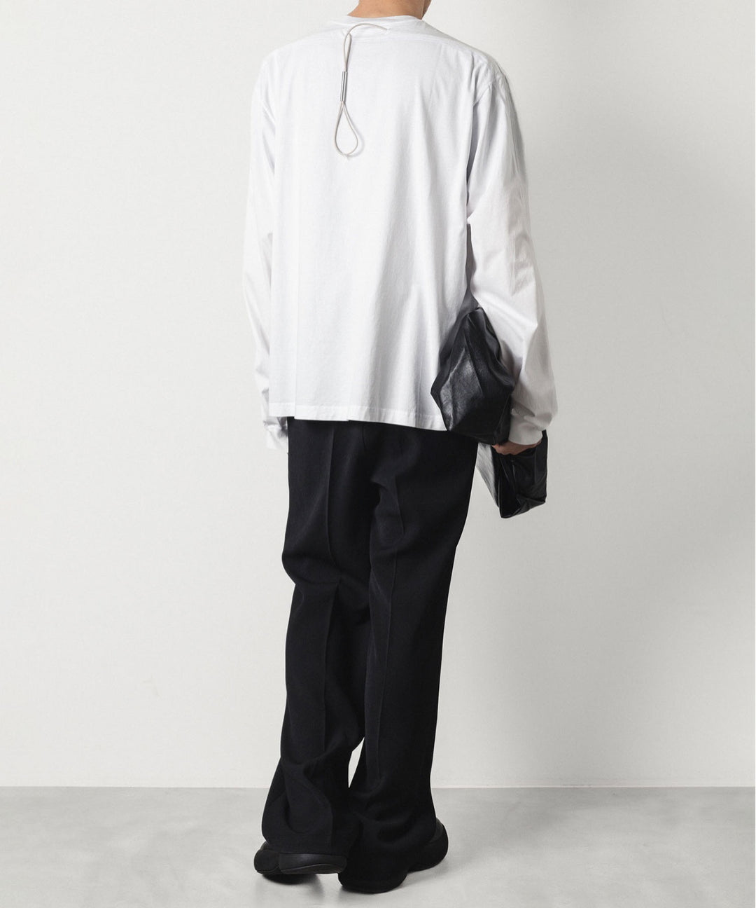VEIN ヴェインの100/3 SUEDE JERSEY VESSEL L/S TEE - WHITEの公式通販サイトsession福岡セレクトショップ