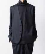 画像をギャラリービューアに読み込む, ATTACHMENT アタッチメントのT/W/SI STRETCH GABARDINE COLLARLESS JKT - D.NAVYの公式通販サイトsession福岡セレクトショップ
