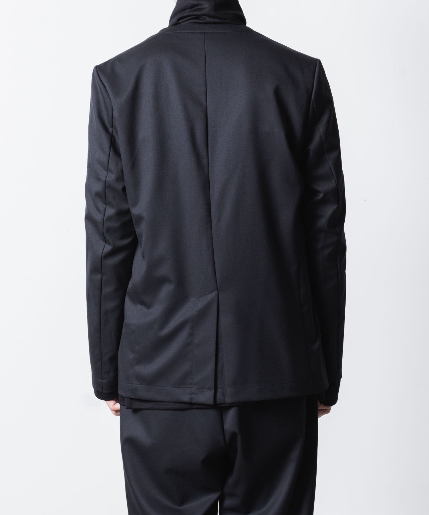 ATTACHMENT アタッチメントのT/W/SI STRETCH GABARDINE COLLARLESS JKT - D.NAVYの公式通販サイトsession福岡セレクトショップ