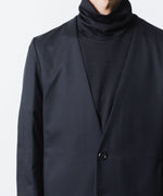 画像をギャラリービューアに読み込む, ATTACHMENT アタッチメントのT/W/SI STRETCH GABARDINE COLLARLESS JKT - D.NAVYの公式通販サイトsession福岡セレクトショップ
