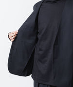 画像をギャラリービューアに読み込む, ATTACHMENT アタッチメントのT/W/SI STRETCH GABARDINE COLLARLESS JKT - D.NAVYの公式通販サイトsession福岡セレクトショップ
