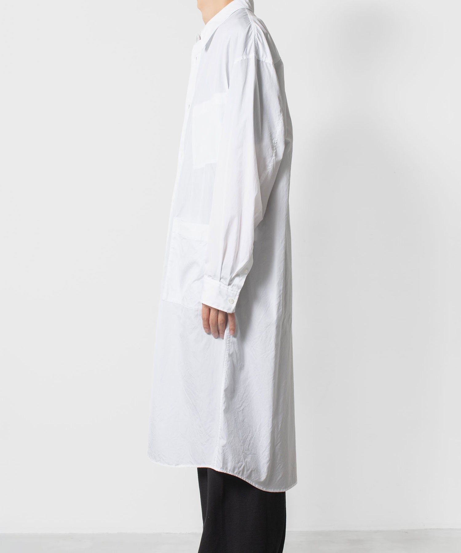VEIN ヴェインの140/2 GIZA BROAD LONG SHIRT - WHITEの公式通販サイトsession福岡セレクトショップ