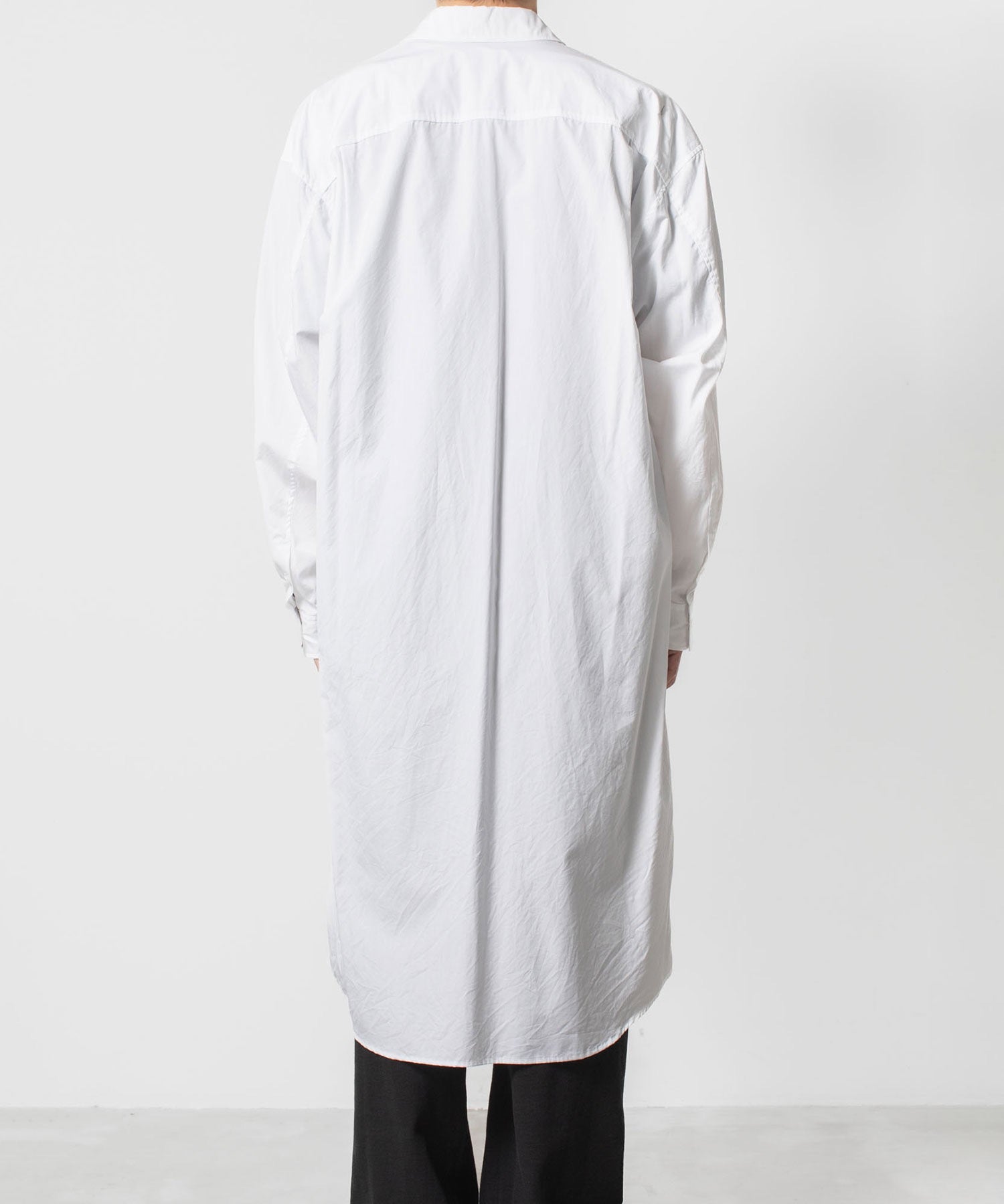 VEIN ヴェインの140/2 GIZA BROAD LONG SHIRT - WHITEの公式通販サイトsession福岡セレクトショップ