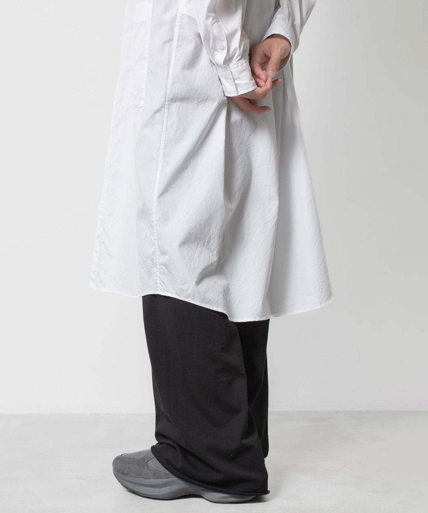 VEIN ヴェインの140/2 GIZA BROAD LONG SHIRT - WHITEの公式通販サイトsession福岡セレクトショップ