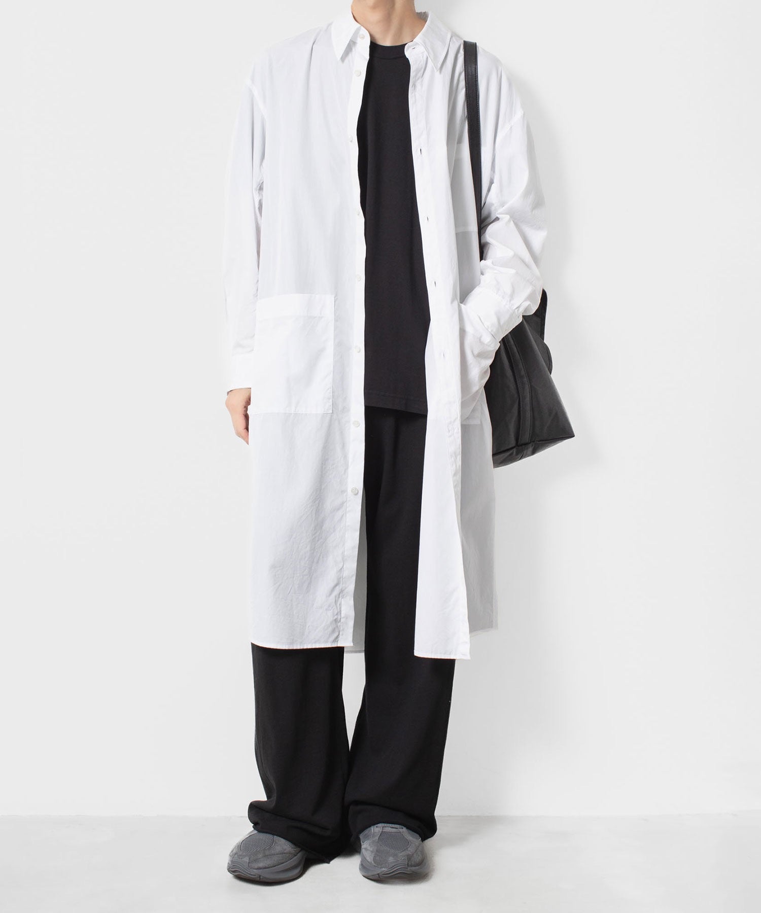 VEIN ヴェインの140/2 GIZA BROAD LONG SHIRT - WHITEの公式通販サイトsession福岡セレクトショップ