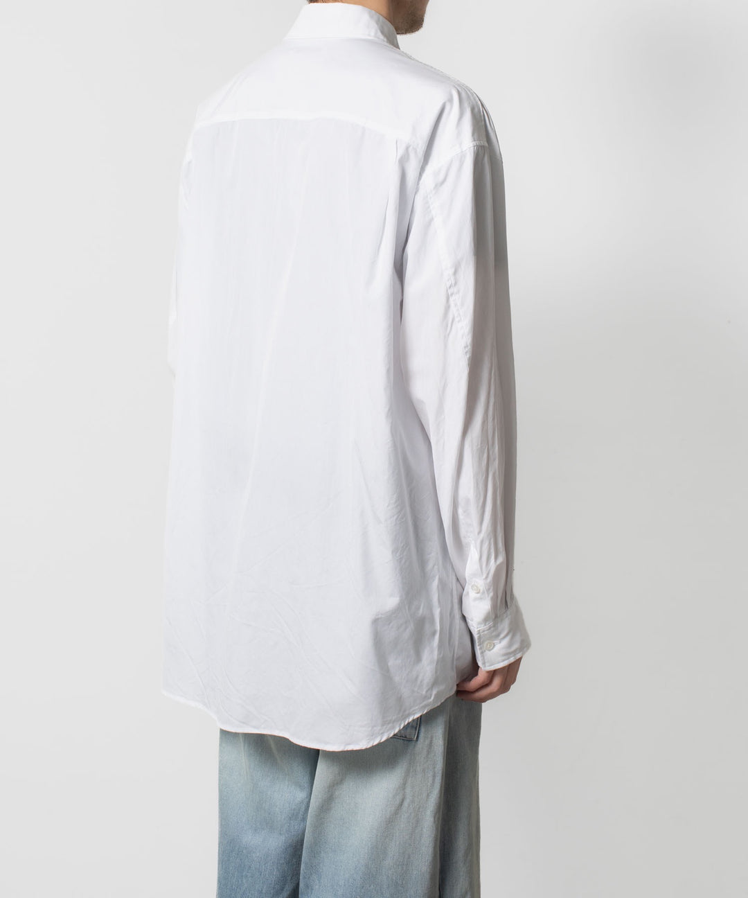 VEIN ヴェインの140/2 GIZA BROAD L/S SHIRT - WHITEの公式通販サイトsession福岡セレクトショップ