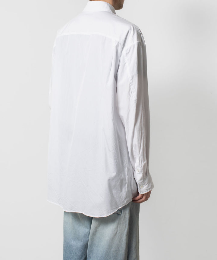 VEIN ヴェインの140/2 GIZA BROAD L/S SHIRT - WHITEの公式通販サイトsession福岡セレクトショップ