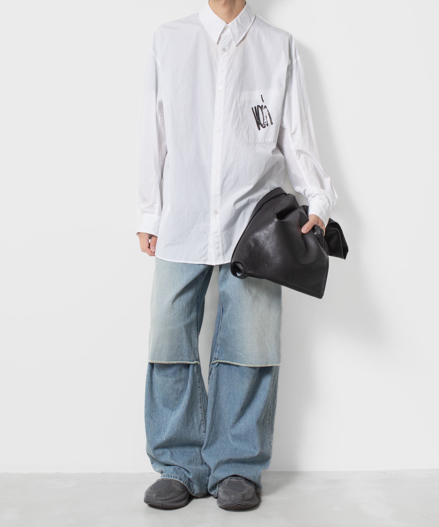 VEIN ヴェインの140/2 GIZA BROAD L/S SHIRT - WHITEの公式通販サイトsession福岡セレクトショップ