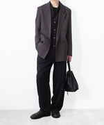 画像をギャラリービューアに読み込む, ATTACHMENT アタッチメントのLY/SI LAWN PATCH POCKET OPEN COLLAR L/S SHIRT - BLACKの公式通販サイトsession福岡セレクトショップ
