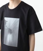 画像をギャラリービューアに読み込む, ATTACHMENT アタッチメントの30//2 SUVIN JERSEY PRINT TEE - BLACKの公式通販サイトsession福岡セレクトショップ
