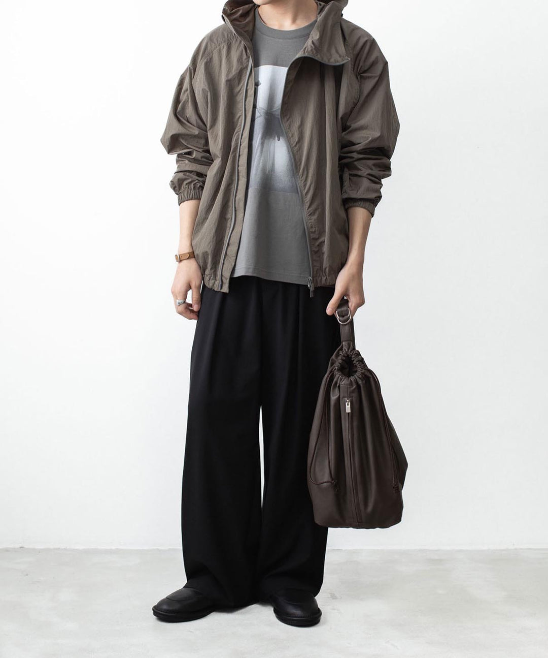 ATTACHMENT アタッチメントの30//2 SUVIN JERSEY PRINT TEE - GRAYの公式通販サイトsession福岡セレクトショップ