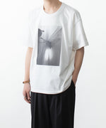 画像をギャラリービューアに読み込む, ATTACHMENT アタッチメントの30//2 SUVIN JERSEY PRINT TEE - WHITEの公式通販サイトsession福岡セレクトショップ
