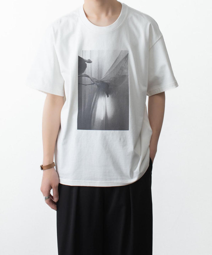 ATTACHMENT アタッチメントの30//2 SUVIN JERSEY PRINT TEE - WHITEの公式通販サイトsession福岡セレクトショップ