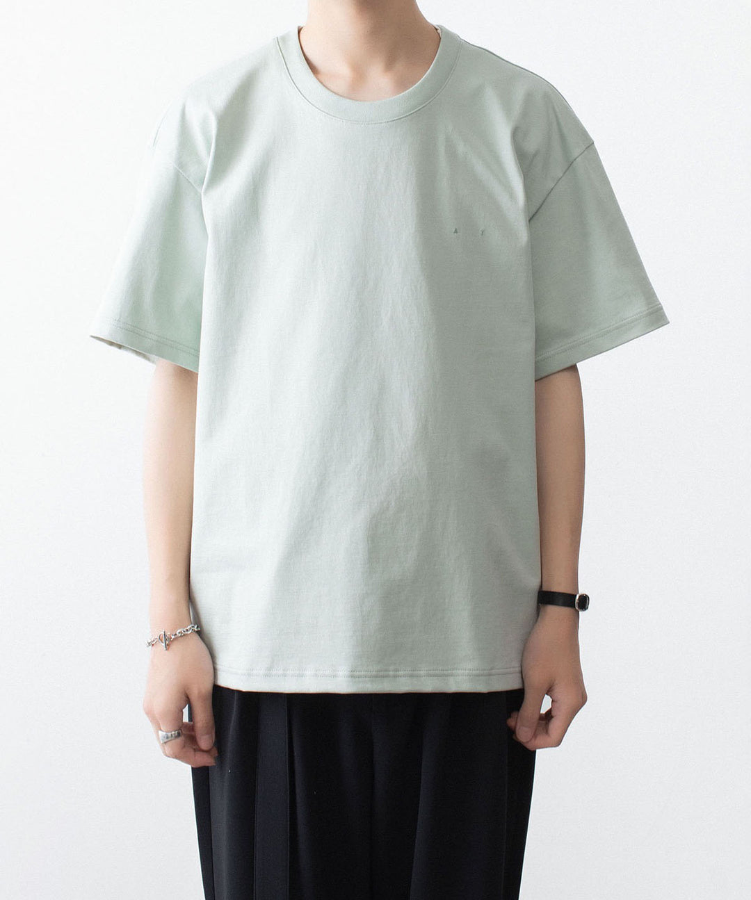 ATTACHMENT アタッチメントの30//2 SUVIN JERSEY EMBROIDERY TEE - L.GREENの公式通販サイトsession福岡セレクトショップ