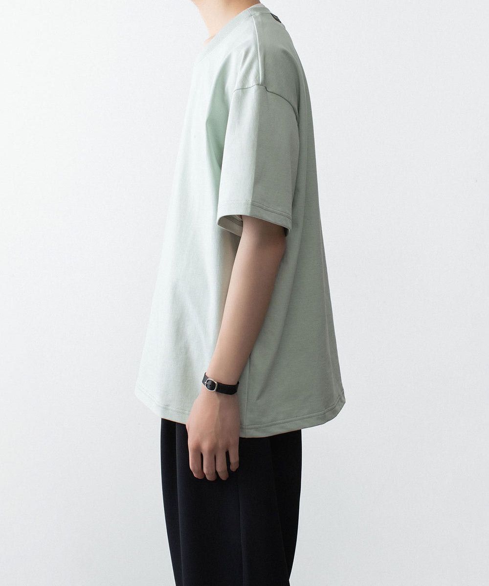 ATTACHMENT アタッチメントの30//2 SUVIN JERSEY EMBROIDERY TEE - L.GREENの公式通販サイトsession福岡セレクトショップ