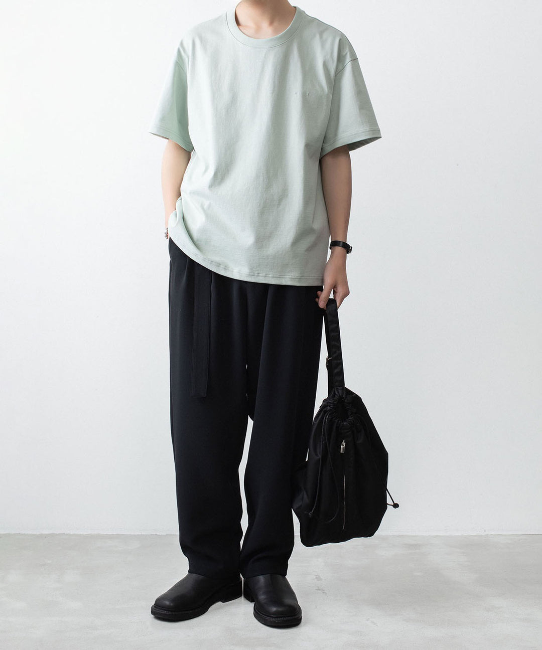 ATTACHMENT アタッチメントの30//2 SUVIN JERSEY EMBROIDERY TEE - L.GREENの公式通販サイトsession福岡セレクトショップ