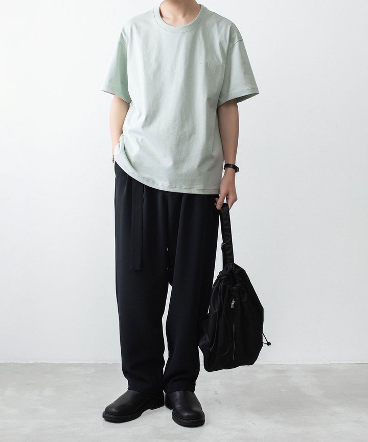 ATTACHMENT アタッチメントの30//2 SUVIN JERSEY EMBROIDERY TEE - L.GREENの公式通販サイトsession福岡セレクトショップ